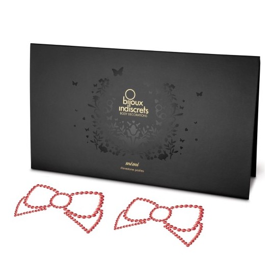 CUBRE PEZONES MIMI BOW BIJOUX INDISCRETS ROJOS
