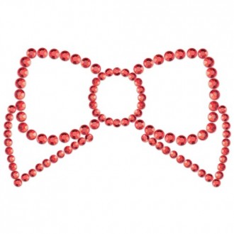 MIMI BOW NIPPLE COVERS BIJOUX INDISCRETS RED