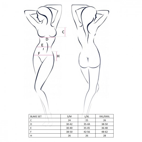 КОМПЛЕКТ БЛЕЙК ЧЕРНЫЙ - СТРАСТЬ