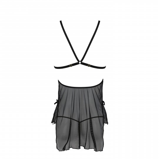 DELIENA CHEMISE BLACK  - PASSION