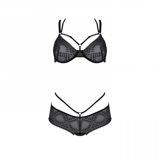 ENSEMBLE 2 PIÈCES DROSERA BIKINI NOIR ECO COLLECTION PASSION