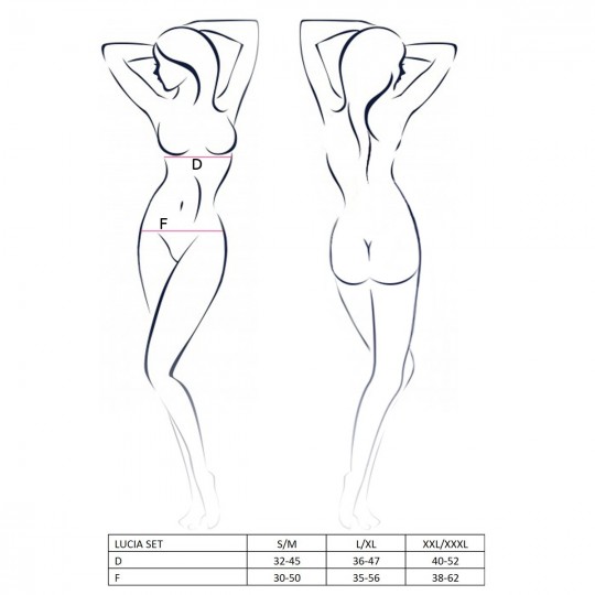 PASSION LUCIA SET 2 PIECE BLACK