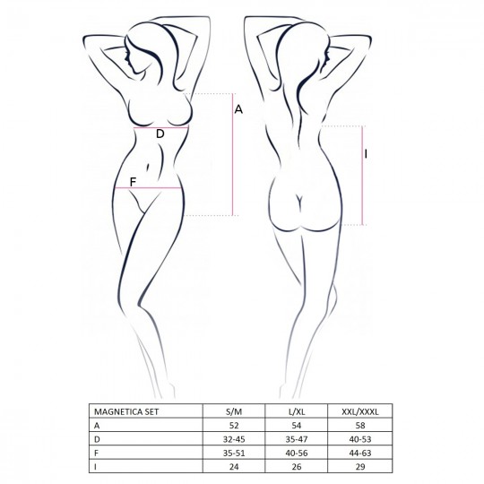 PASSION MAGNETICA SET 2 PIECE BUNNY COSTUME