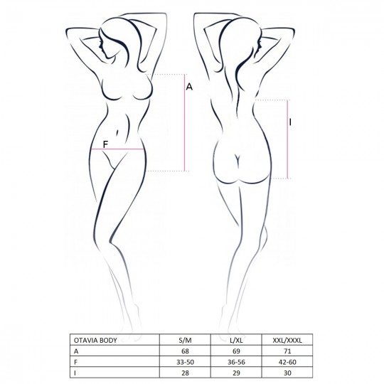 OTAVIA BODY BLACK  - PASSION