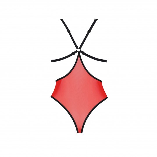 PASSION EROTIC LINE PEONIA TEDDY RED