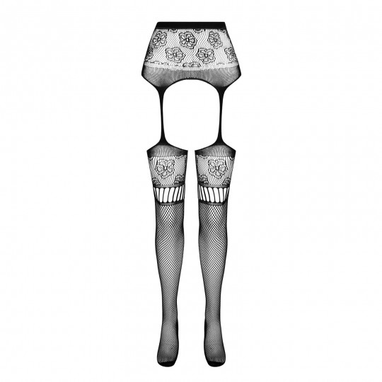 COLLANTS COM EFEITO DE LIGAS S030 BRANCAS EROTIC LINE PASSION