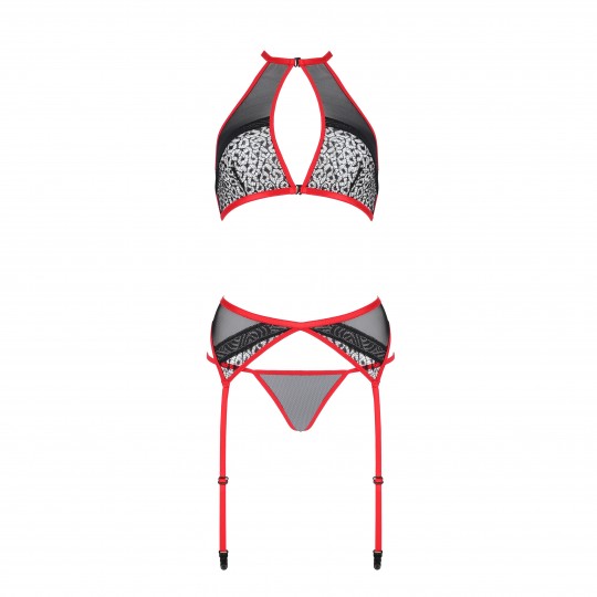 SATARA SET RED  PASSION