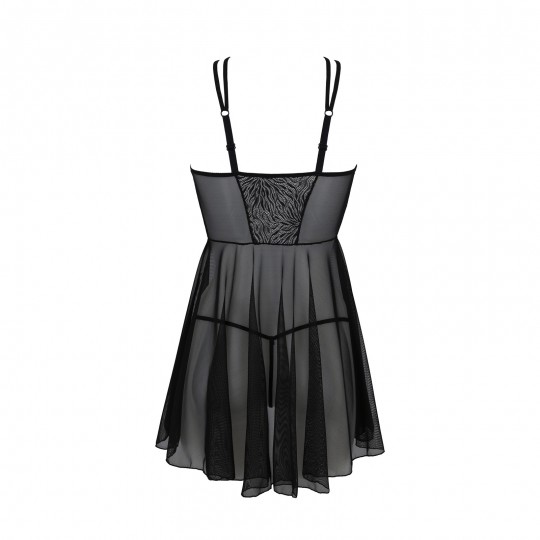 SELAGINELLA CHEMISE BLACK  - ECO PASSION