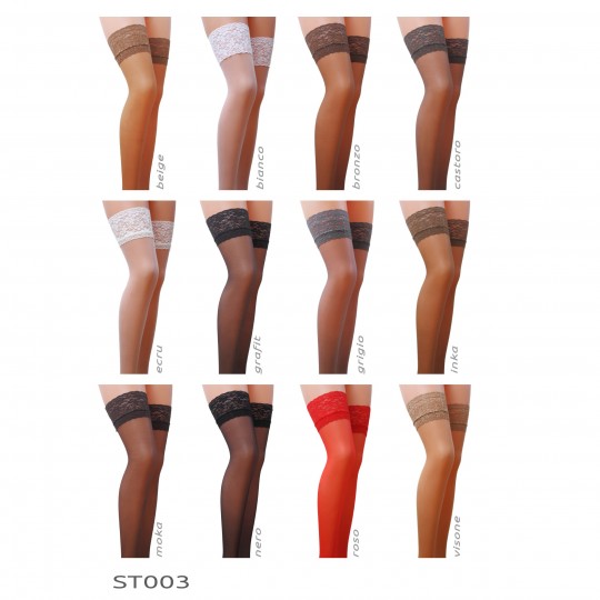 PASSION STOCKINGS ST003 BLACK (17 DEN)