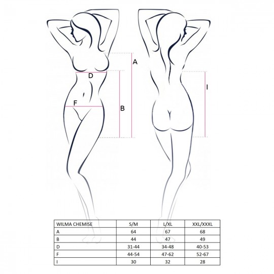 NUISETTE ET STRING WILMA NOIR PASSION