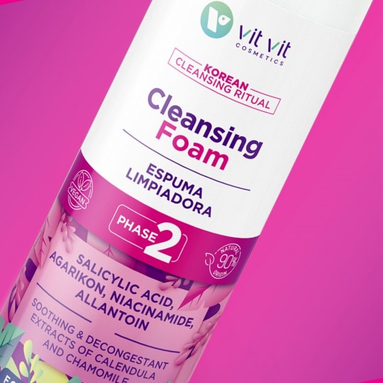 ESPUMA DE LIMPIEZA KOREAN BEAUTY NOURISHING AND CLEANSER BALM VIT VIT COSMETICS 150ML