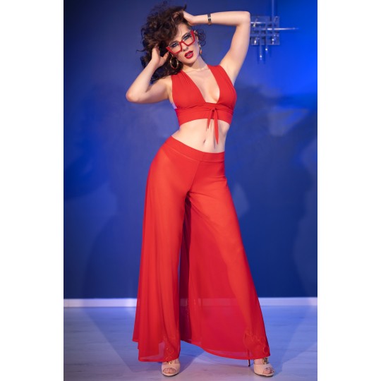CONJUNTO DE 3 PIEZAS CR-4857 ROJO CHILIROSE