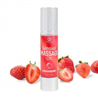 ACEITE DE MASAJE CON SABOR A FRESA 50 ML SECRET PLAY