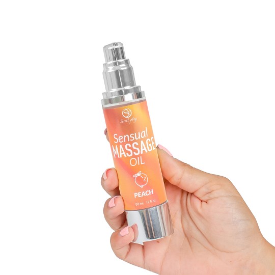 SECRET PLAY PEACH AROMA MASSAGE OIL 50 ML