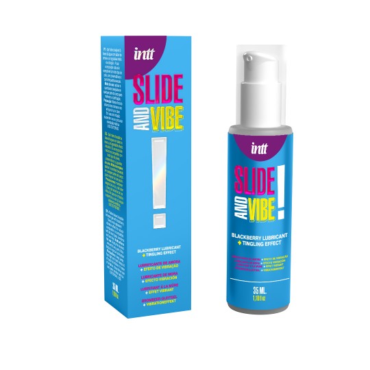 INTT SLIDE AND VIBE  WATER BASED LUBRICANT WITH VIBRATION 35ML