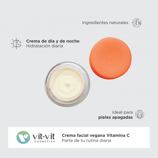 CREMA DE DÍA ILUMINADORA VITAMIN C 50ML VIT VIT COSMETICS