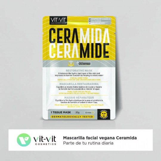 VIT COSMETICS CERAMIDE RESTORATIVE FACIAL TISSUE MASK 20GR