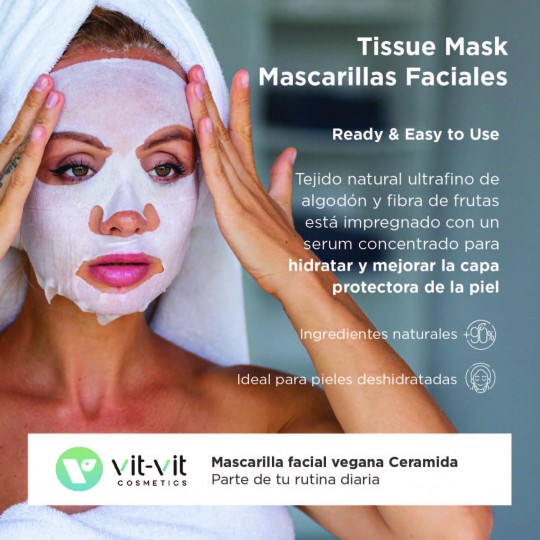 VIT COSMETICS CERAMIDE RESTORATIVE FACIAL TISSUE MASK 20GR