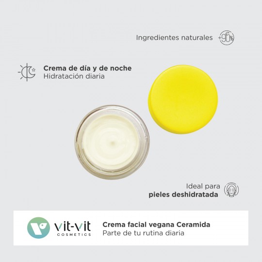 CREMA DEL GIORNO CERAMIDE RESTORATIVE VIT VIT COSMETICS 50ML