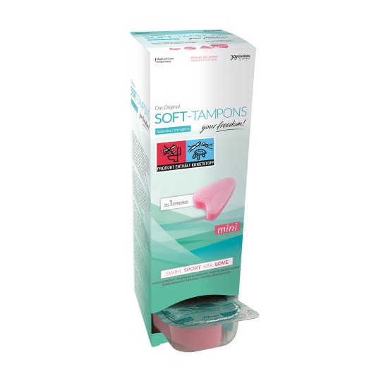 PACKAGE WITH 10 TAMPONS SOFT-TAMPONS MINI