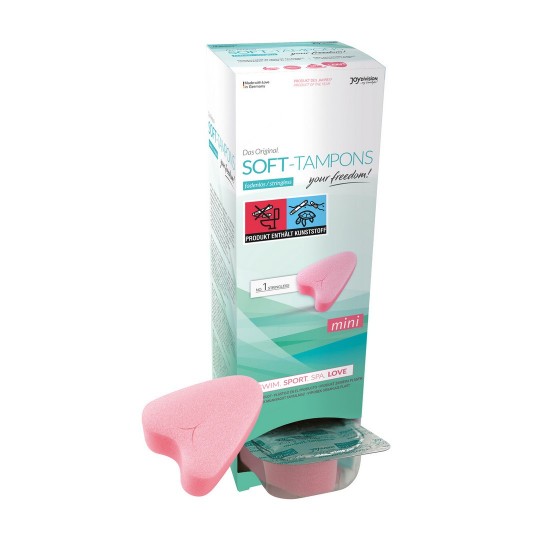 PACKAGE WITH 10 TAMPONS SOFT-TAMPONS MINI
