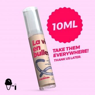 CRUSHIOUS STEAL MY KISSES STRAWBERRY CHAMPAGNE FLAVOUR LUBRICANT GEL 10ML
