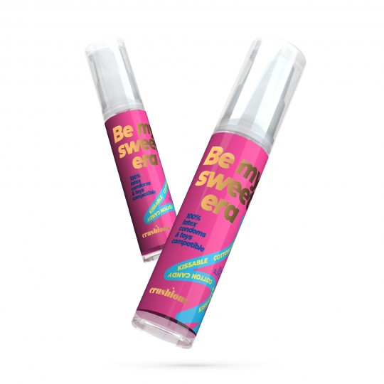 GEL LUBRIFICANTE STEAL MY KISSES COM SABOR A ALGODÃO DOCE CRUSHIOUS 10ML