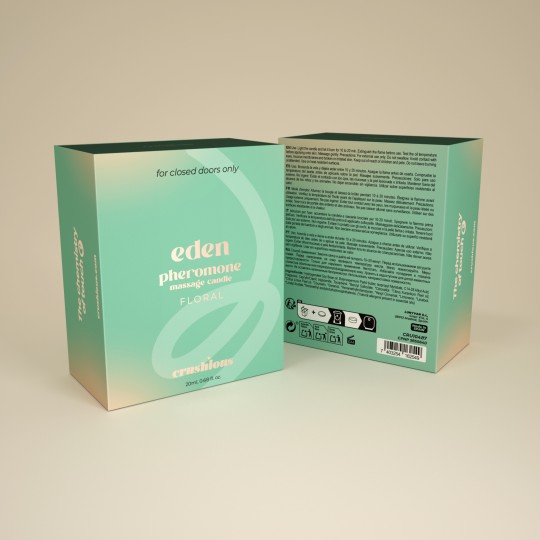 НАБОР 5 + 1 В ПОДАРОК МАССАЖНАЯ СВЕЧА EDEN С ФЕРОМОНАМИ И ЦВЕТОЧНЫМ АРОМАТОМ 20ML CRUSHIOUS