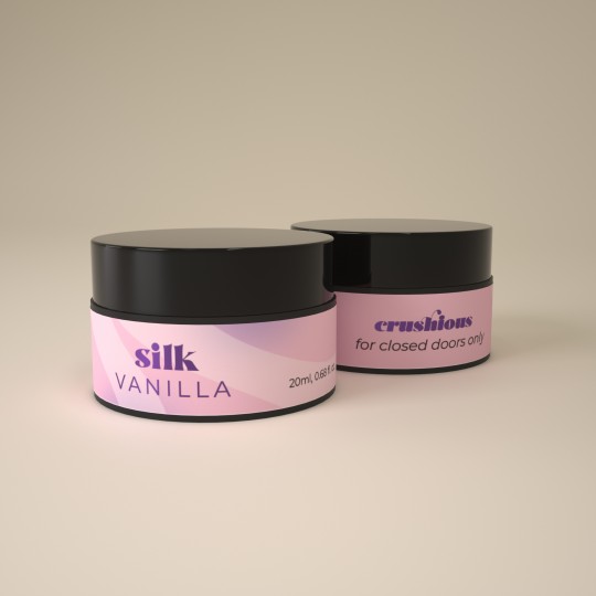 SILK-MASSAGEKERZE MIT PHEROMONEN UND VANILLE-DUFT 20 ML CRUSHIOUS