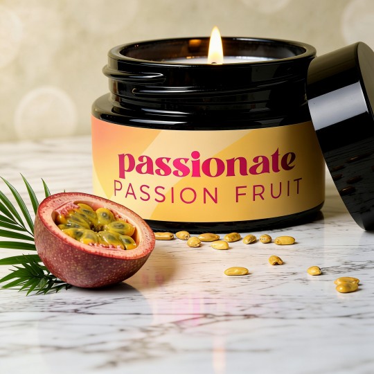 VELA DE MASAJE PASSIONATE CON FEROMONAS Y AROMA A FRUTA DE LA PASIÓN 20 ML CRUSHIOUS
