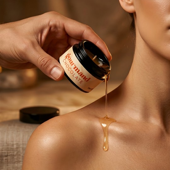 VELA DE MASAJE GOURMAND CON FEROMONAS Y AROMA A CHOCOLATE 20 ML CRUSHIOUS