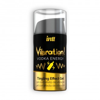 GEL CON VIBRACIÓN VIBRATION VODKA INTT 15 ML