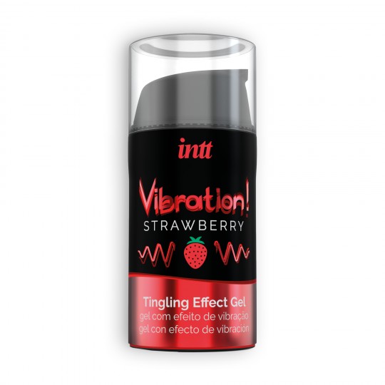 ИНТ ВИБРИРУЮЩИЙ КЛУБНИЧНЫЙ ГЕЛЬ 15 МЛ