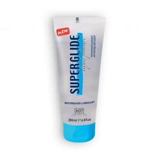 HOT™ SUPERGLIDE WATERBASED LUBRICANT 200ML