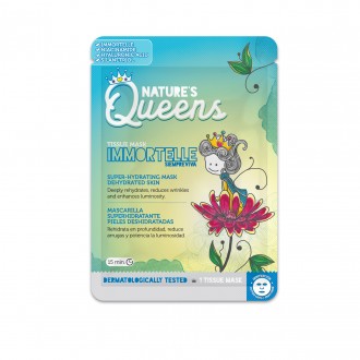 NATURE'S QUEENS SUPER-HYDRATING FACIAL TISSUE MASK IMMORTELLE 25ML