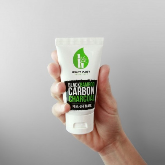 CARBONE DI LEGNA PEEL-OFF MASCHERA DA NERO DI BAMBÙ DI BELLEZZA PURIFICARE 50 ML
