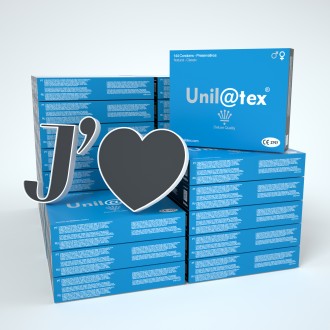 50 BOXES OF 144 NATURAL CONDOMS UNILATEX