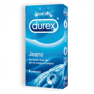 PRESERVATIVI JEANS DUREX 6 UNITÀ