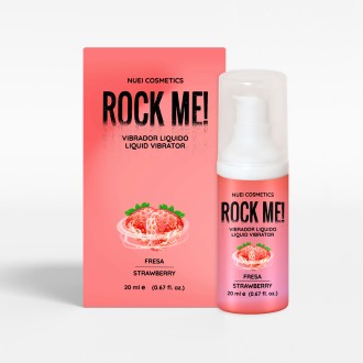 NUEI ROCK ME! ЖИДКИЙ ВИБРАТОР КЛУБНИКА 20 МЛ