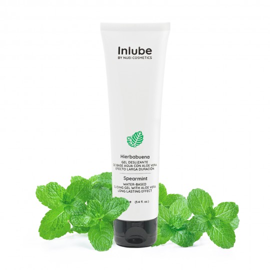 LUBRIFIANT À BASE D&#039;EAU INLUBE MENTHE VERTE 100ML